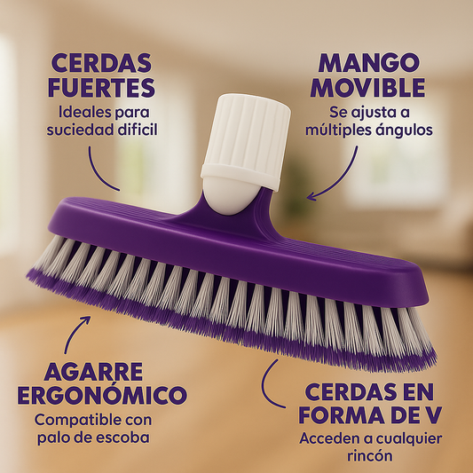 Cepillo limpia juntas cabezal articulado pegaforce
